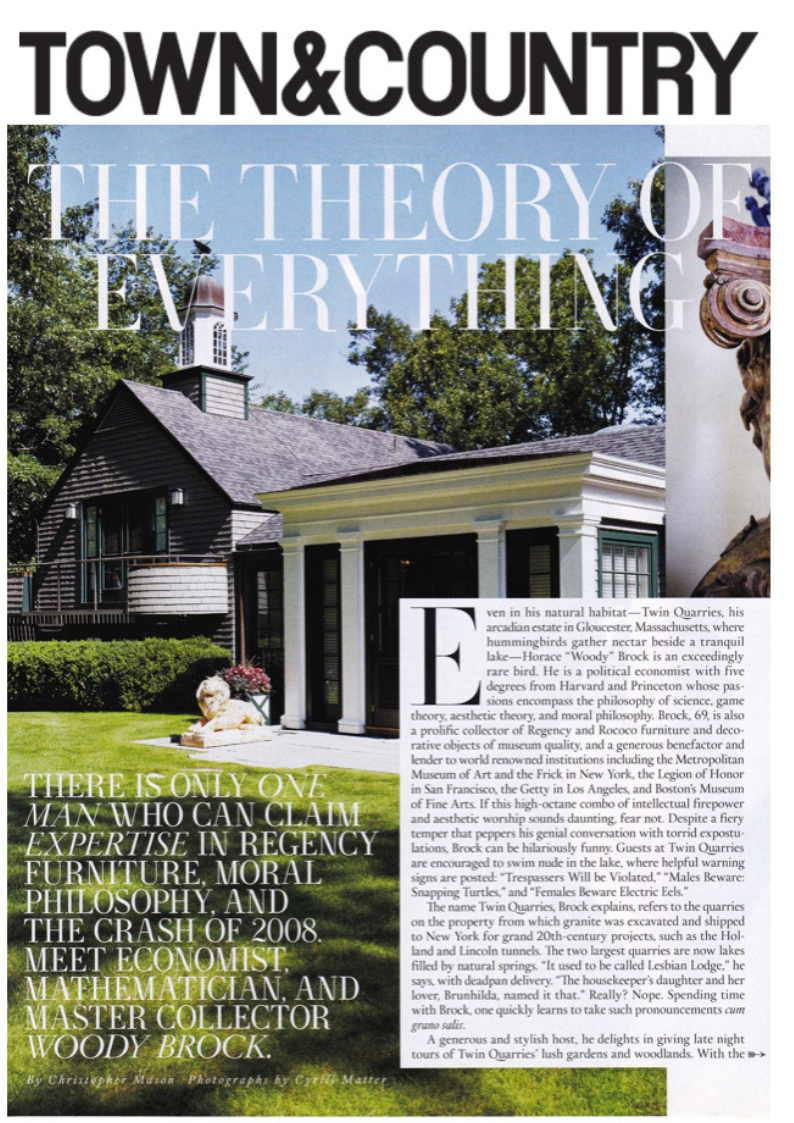 Woody Brock: The Theory of Everything